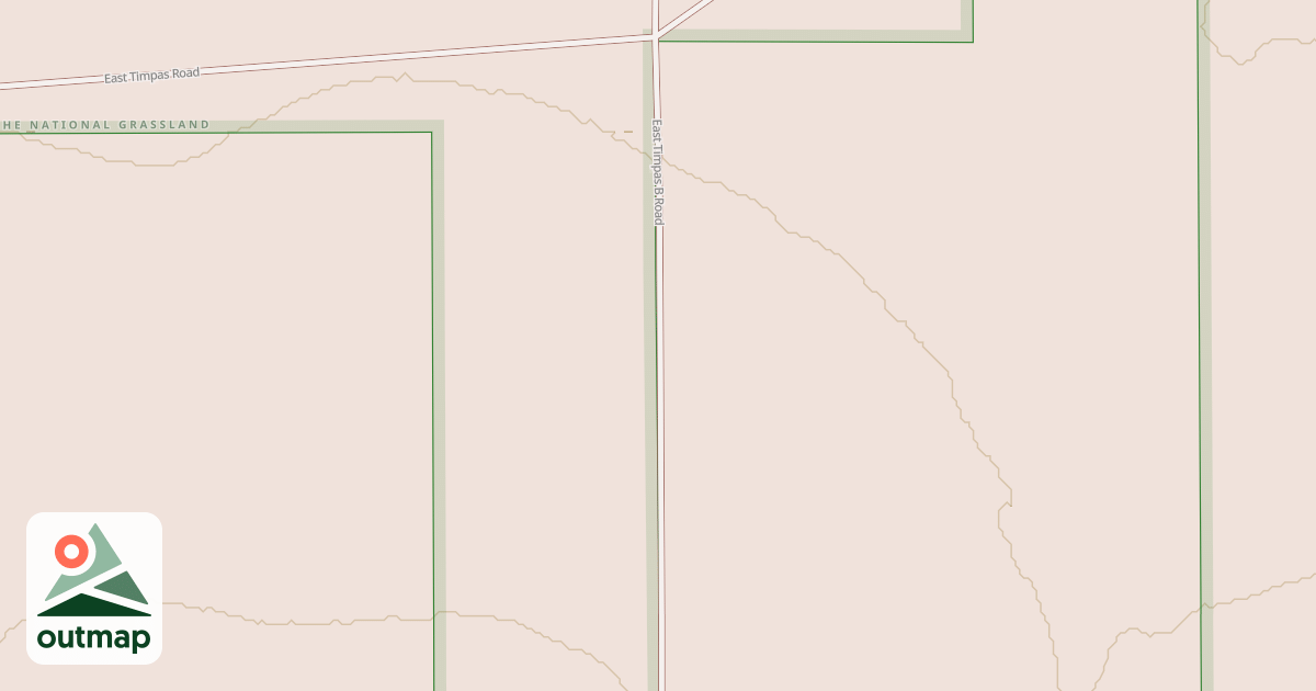 Map of EAST TIMPAS B