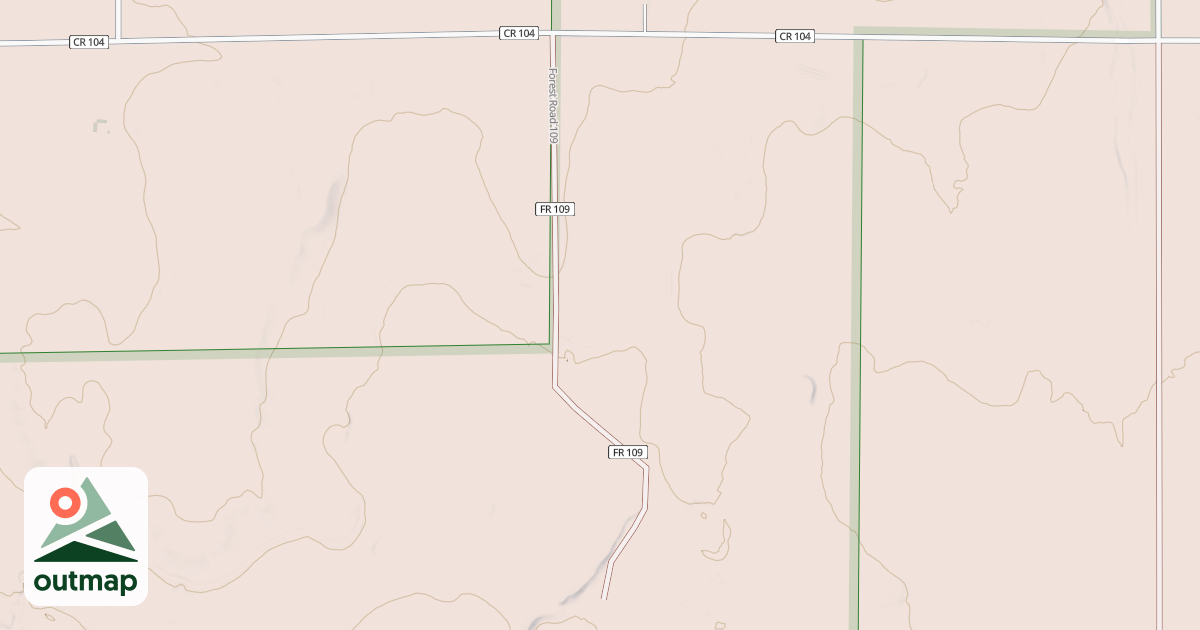 Map of ROAD 109