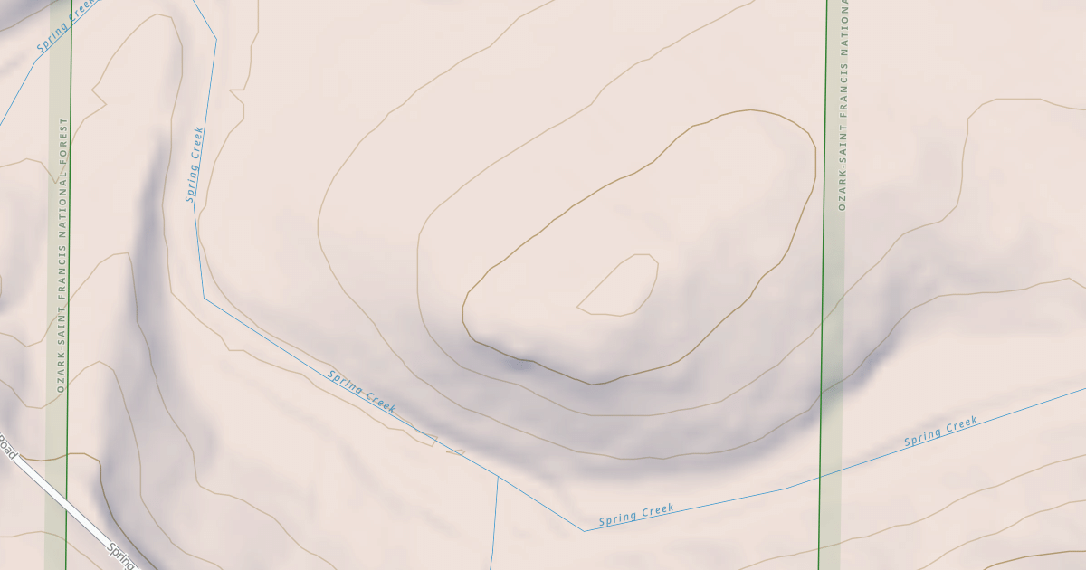 Map preview of USFS National Forest System Roads {03F090D0-1C8A-4A76-B861-7CFF739CB89C}
