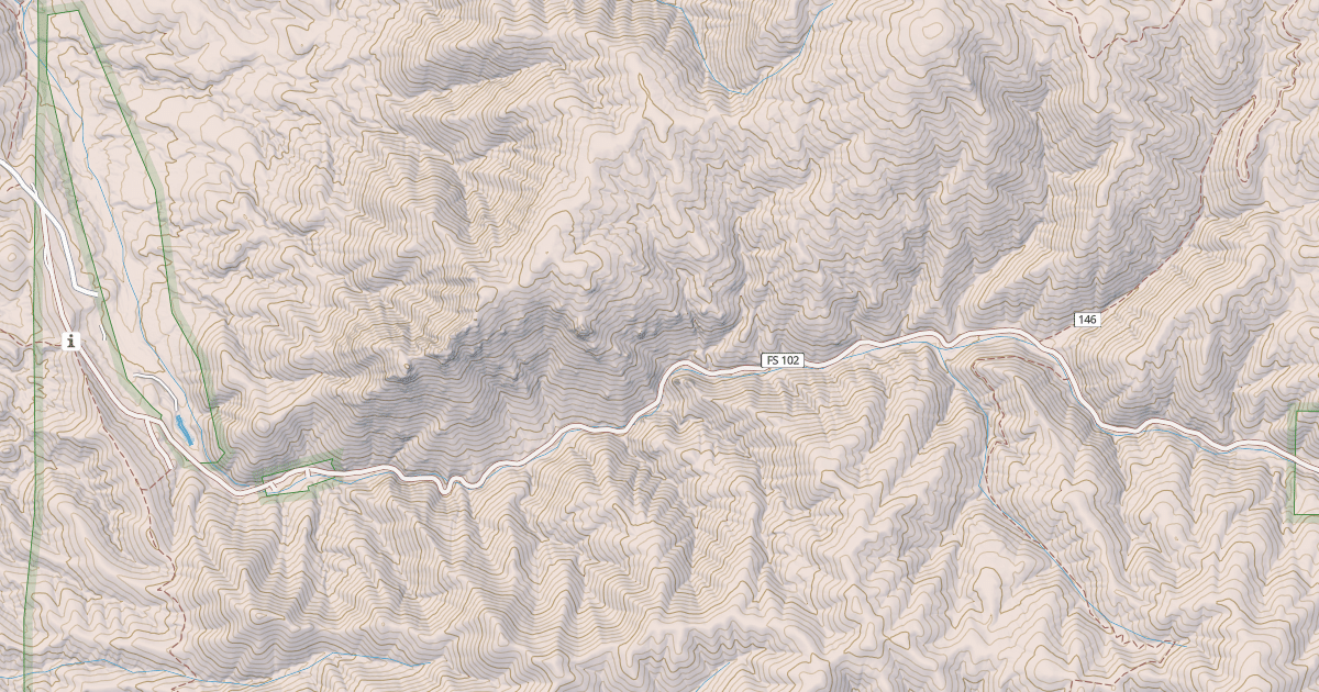 Map preview of PACHECO CANYON