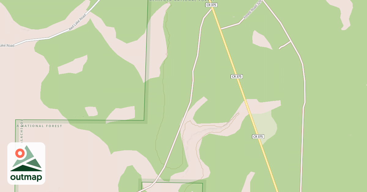 Map of USFS National Forest System Roads {4663492A-7253-41E4-B8C3-08B0E2441B42}