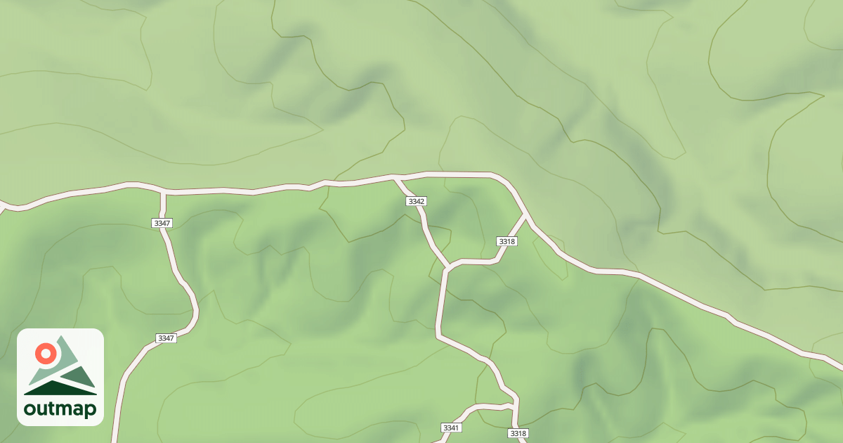 Map of USFS Motor Vehicle Use Map Trails 19433