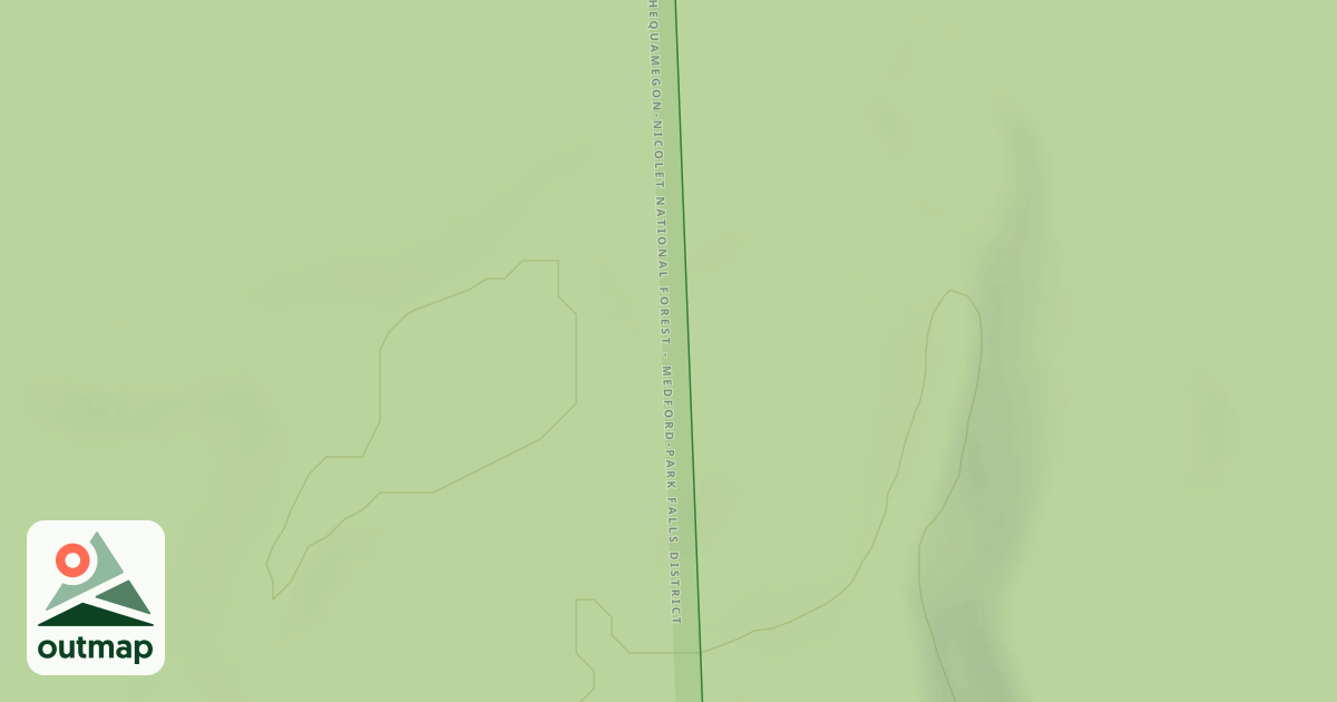 Map of USFS Motor Vehicle Use Map Trails 13084