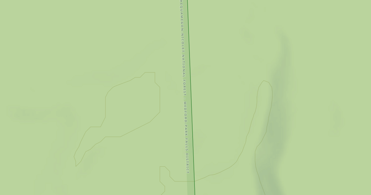 Map preview of USFS Motor Vehicle Use Map Trails 13084