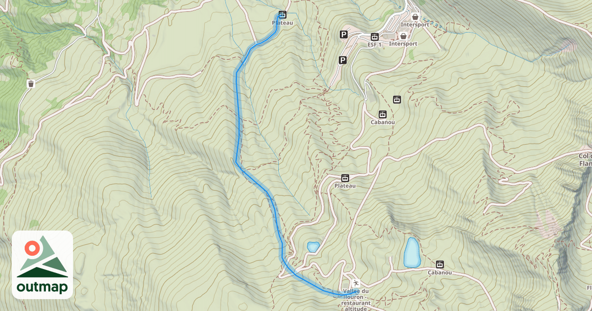 Map of Val des Lumières