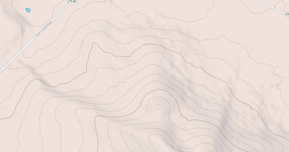 Map preview of USFS National Forest System Roads {1FB721B2-A774-42E3-A53E-67017ECDBC85}