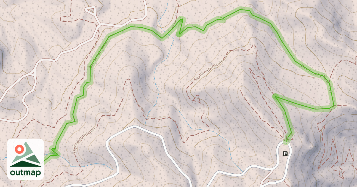 Map of Boy Scout (Moderate)