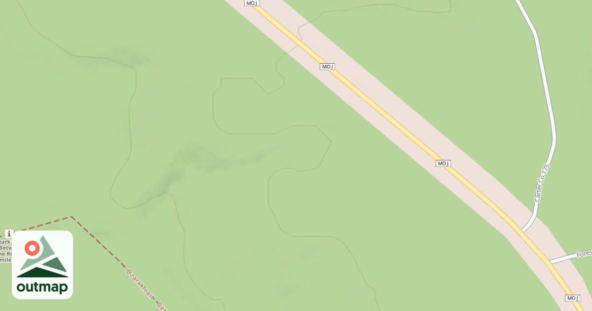Map of COTHAM POND