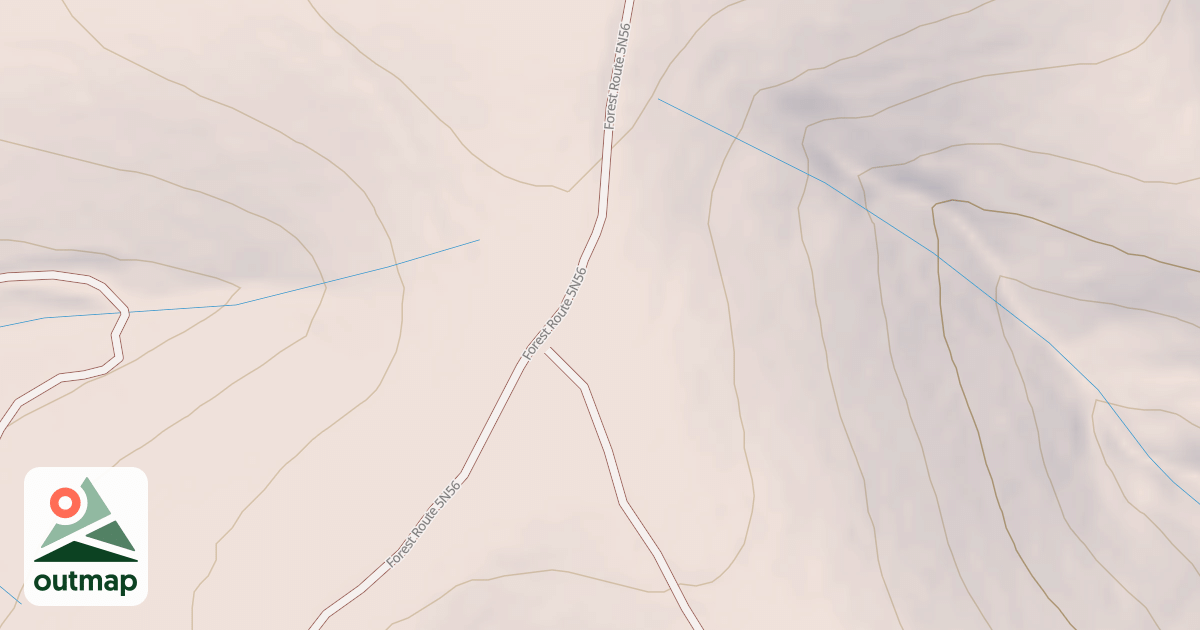 Map of USFS Motor Vehicle Use Map Roads {7BC5D1EC-A37D-448D-88FC-6A2969A16CCD}