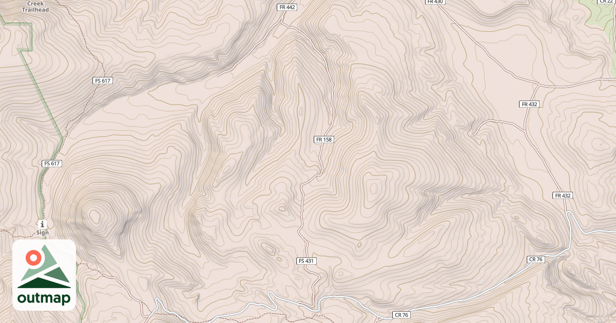 Map of BEAR GULCH