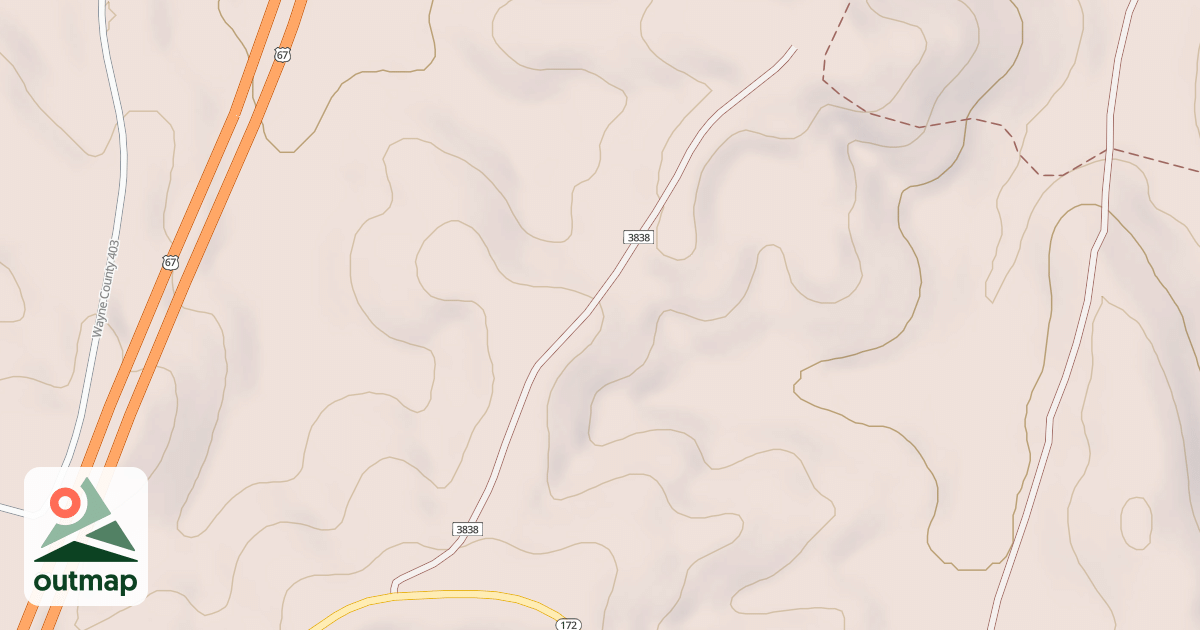 Map of WET FORK