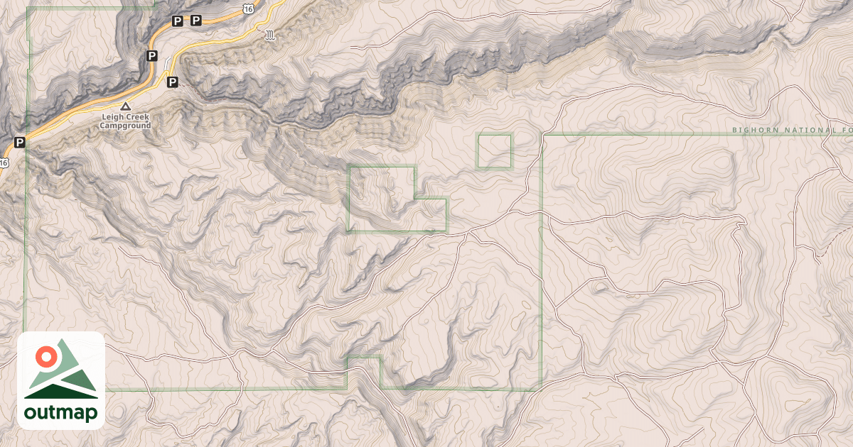 Map of SAND DRAW