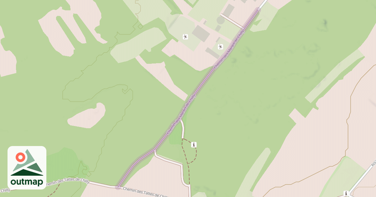 Map of Chemin des Marais de Chilly