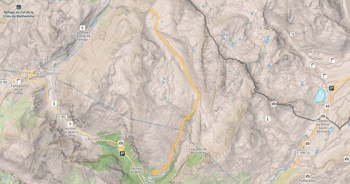 Map preview of Col de l'Ouillon — Versoye