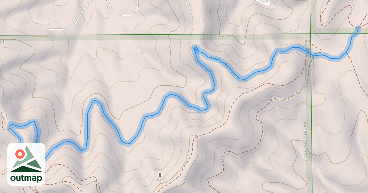 Map of Timber Riders Trail