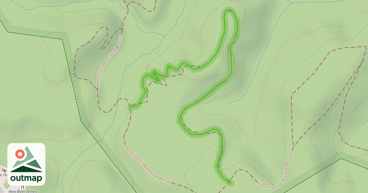 Map of Honeysuckle Loop 2