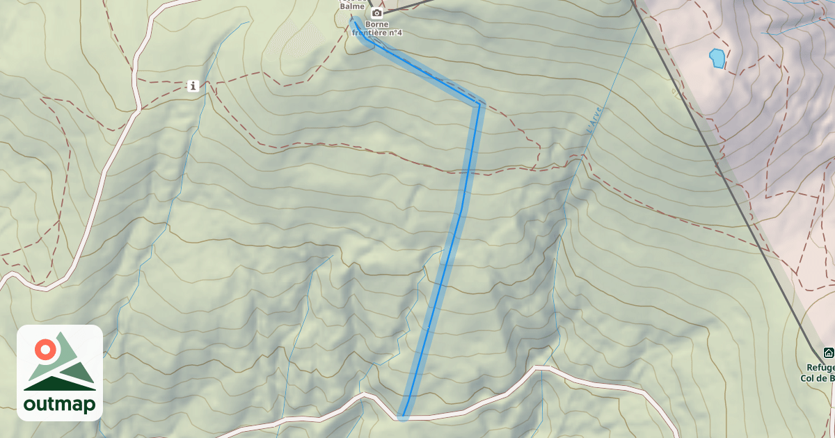 Map of Solonges Haut