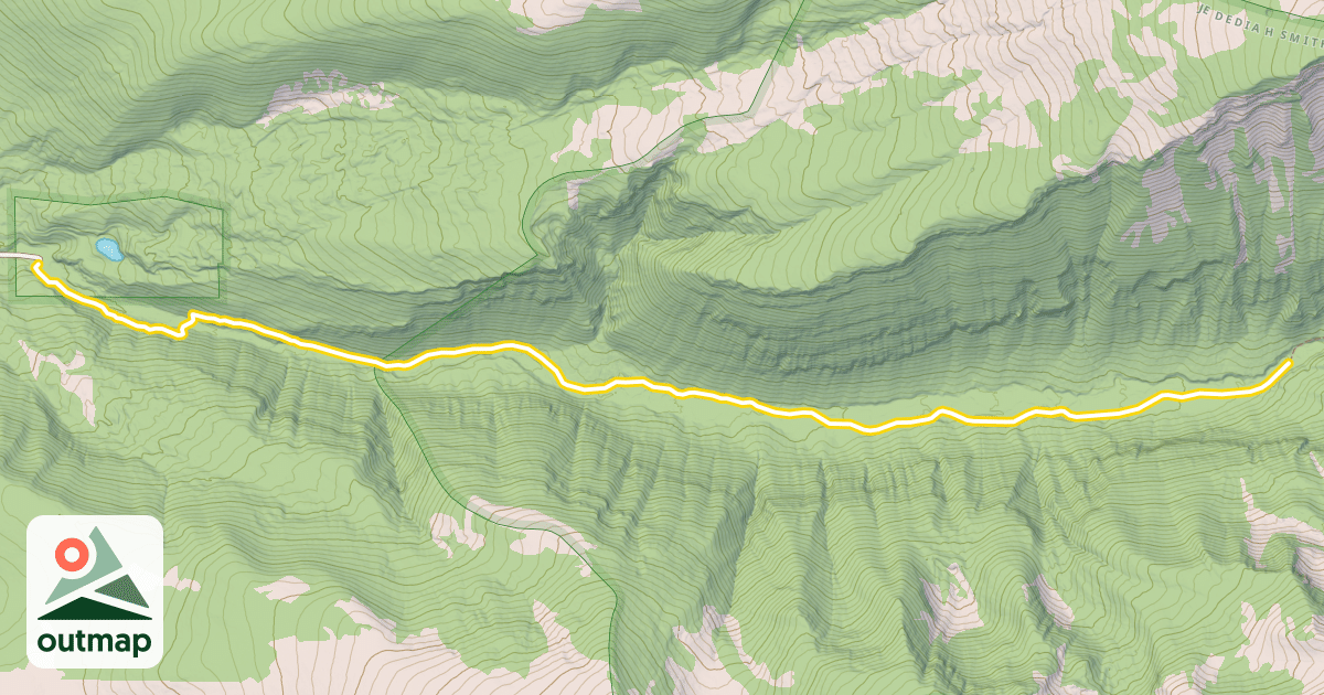 Map of Fox Creek Trail