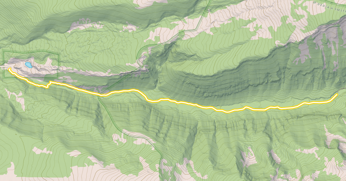 Map preview of Fox Creek Trail