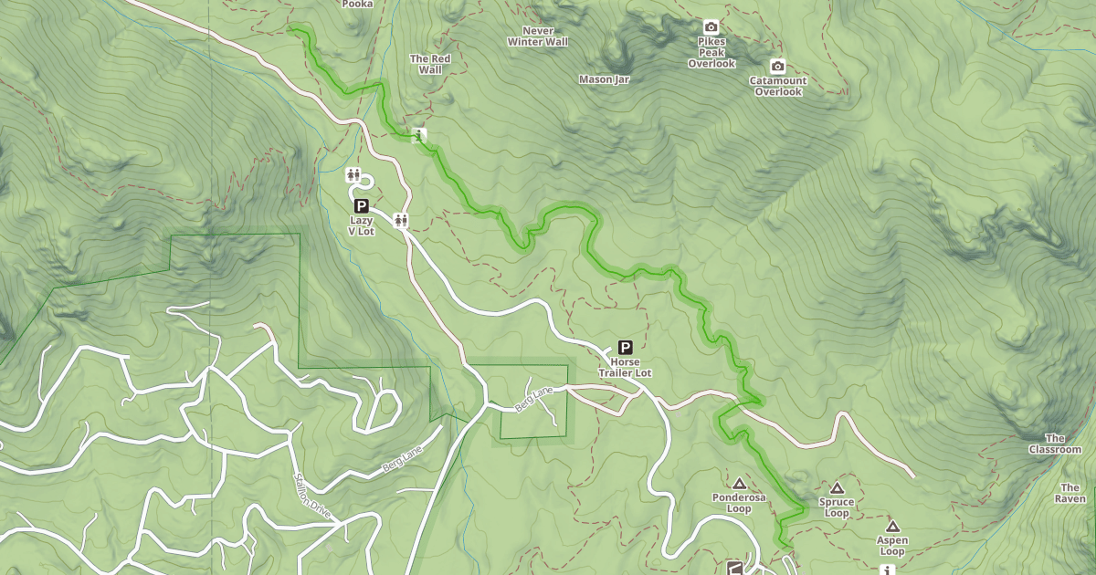 Map preview of Staunton Ranch Trail