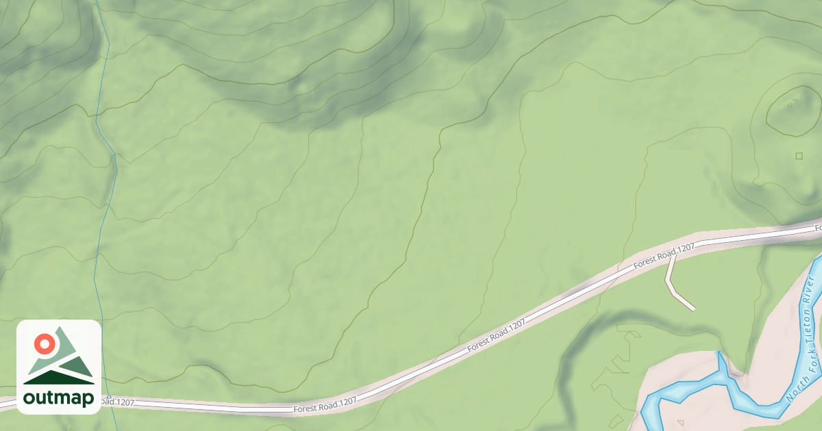 Map of USFS National Forest System Roads {6F88D0FD-B785-4E10-875F-95997760B334}
