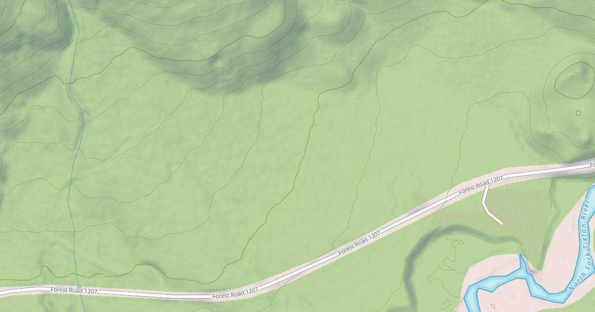 Map preview of USFS National Forest System Roads {6F88D0FD-B785-4E10-875F-95997760B334}