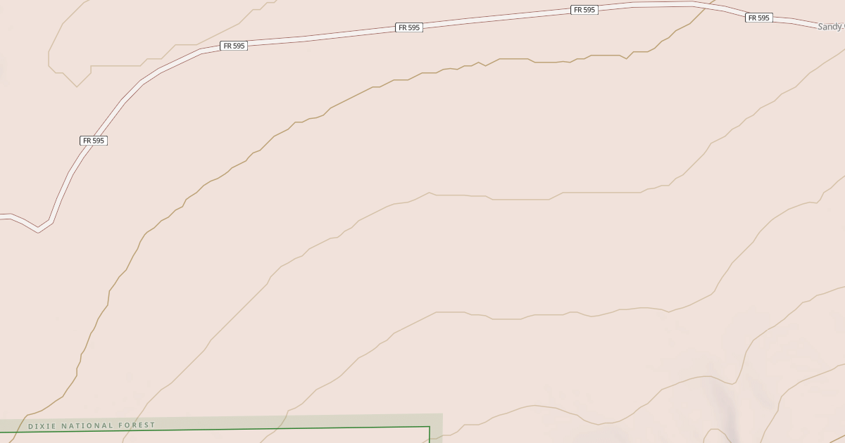 Map preview of USFS National Forest System Roads {1CC6A06F-2501-4B1E-B864-3EB867FB9AF4}