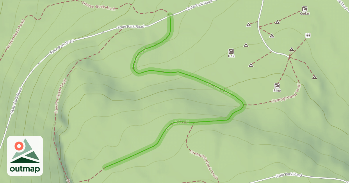 Map of Summit Trail