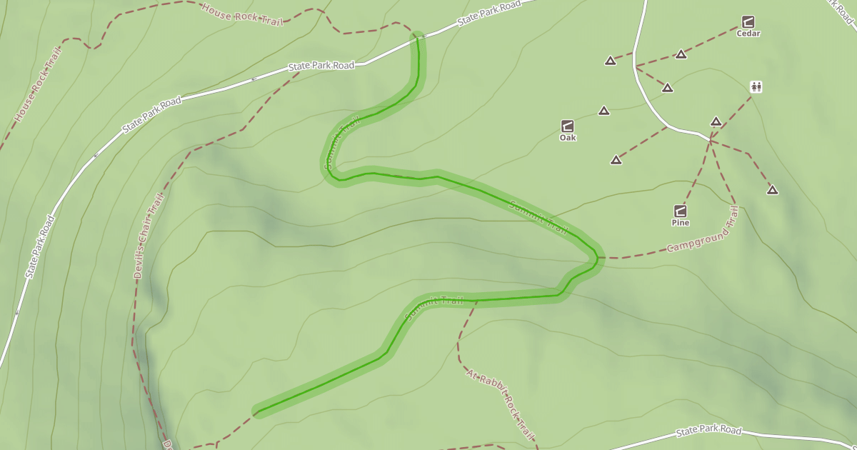Map preview of Summit Trail