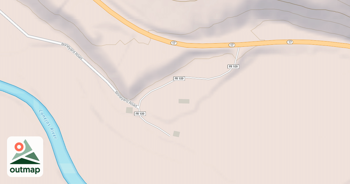 Map of RIVER SPRINGS RANGER STATION