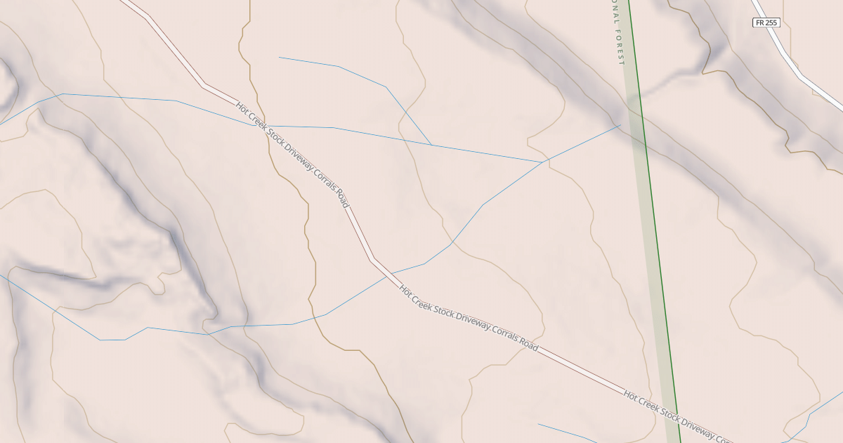 Map preview of HOT CR STOCK DRIVEWAY CORRALS