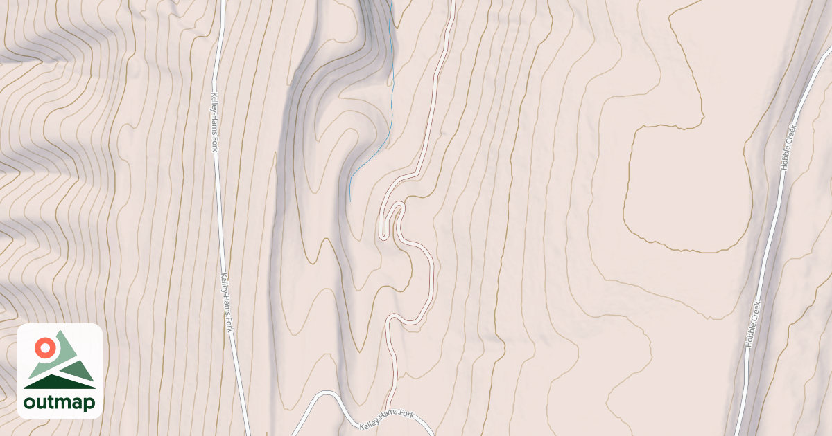 Map of KELLEY HAMS SPUR A