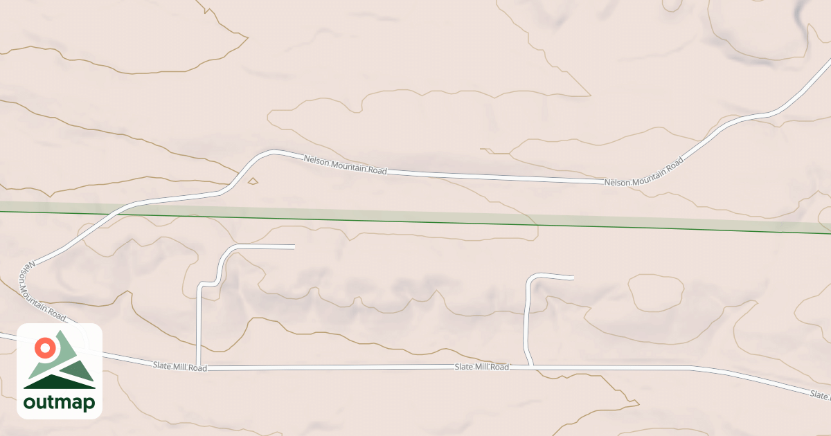 Map of NELSON MTN