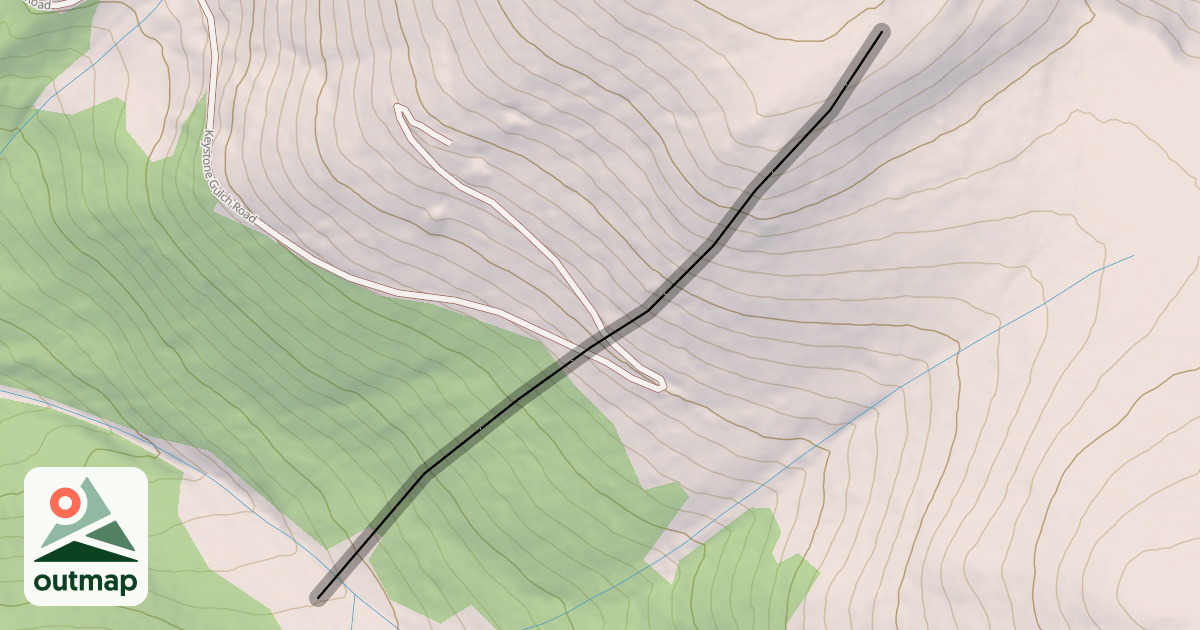 Map of Bald Mountain Glades