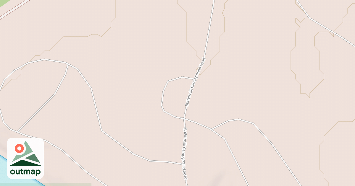 Map of BUTTERMILK CG FEE AREA