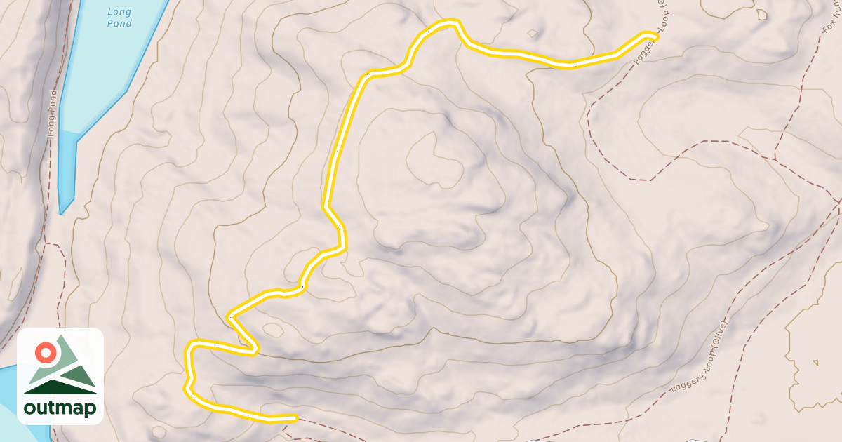 Map of Esker Trail (Green)