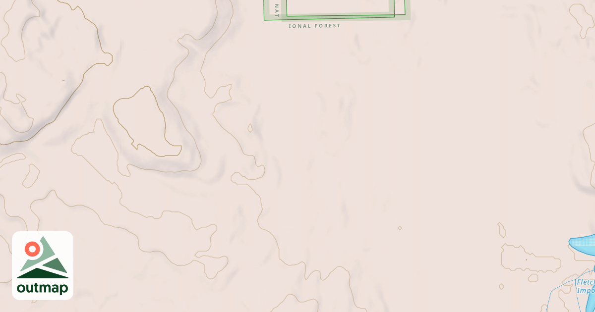 Map of BASS LAKE TOWER SPUR SPUR B