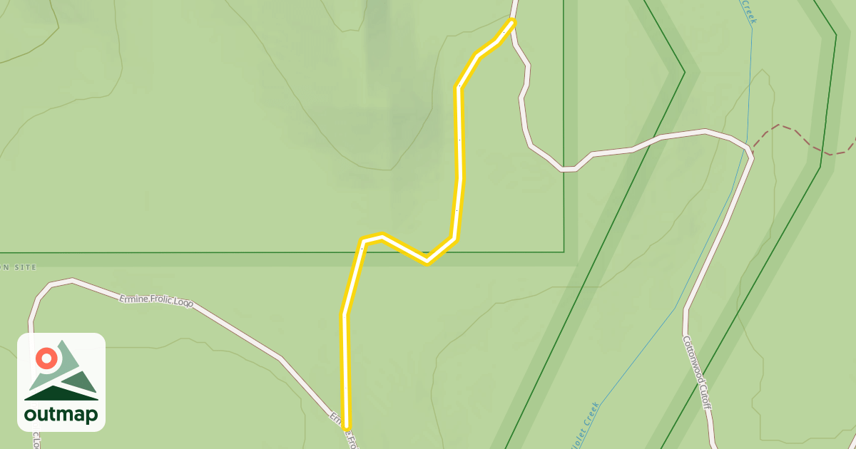 Map of Bruin's Ramble