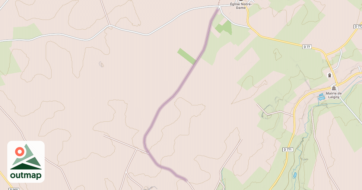 Map of Chemin d'Haution à Voulpaix