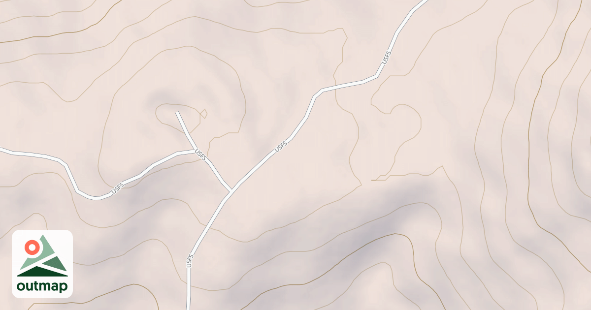 Map of Twin Lakes Road