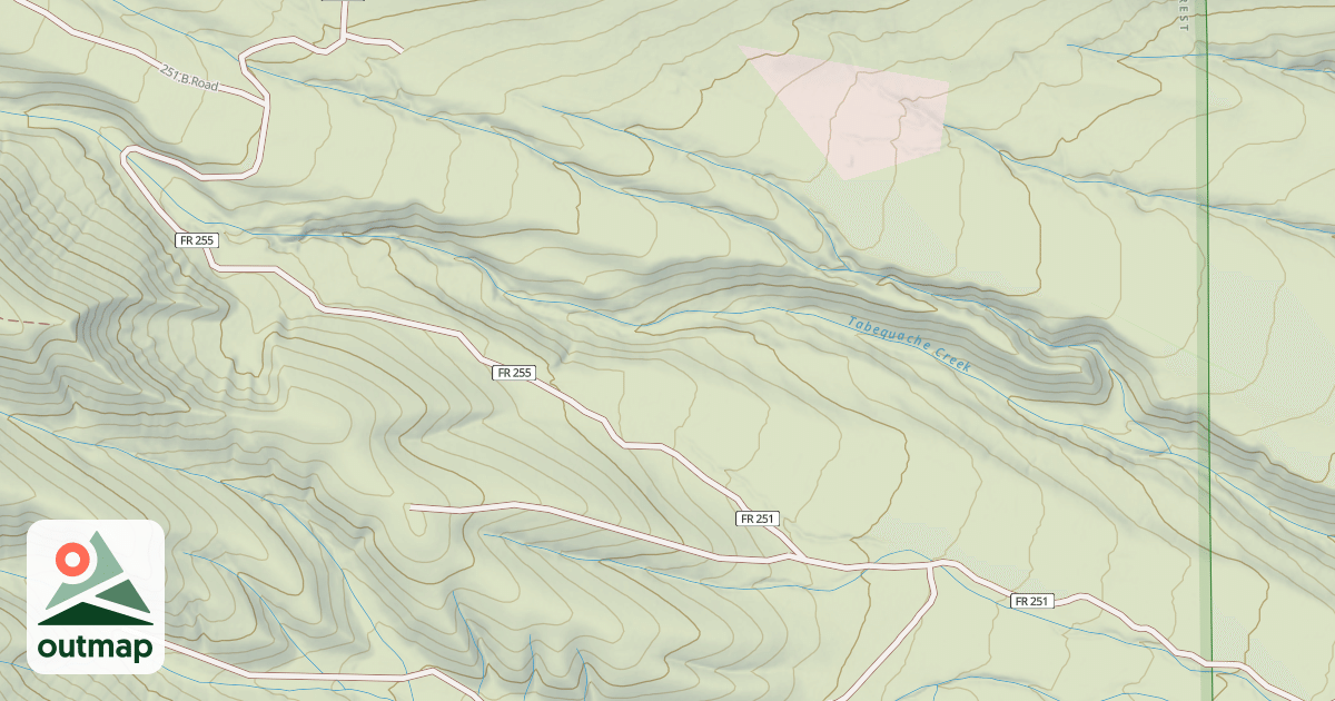 Map of DRONEY GULCH