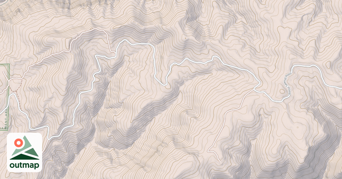 Map of BAXTER SAWMILL