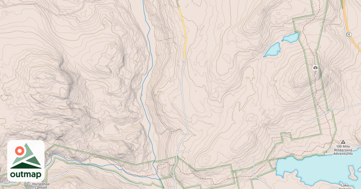 Map of Blanchard Rd