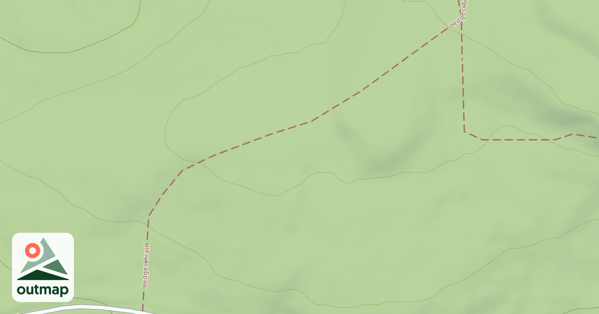 Map of Ledges Trail