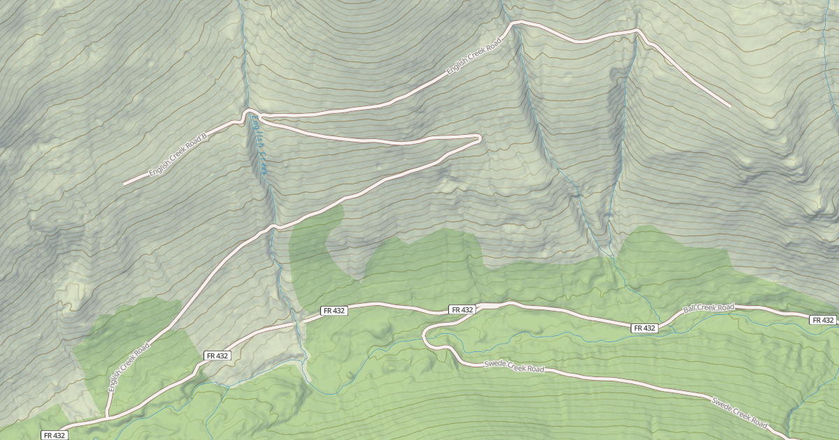 Map preview of ENGLISH CREEK