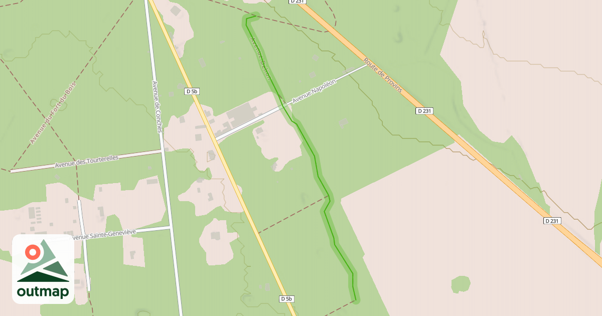 Map of Avenue Delion