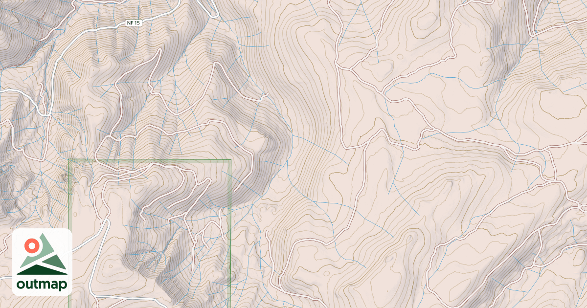 Map of BONTA CREEK