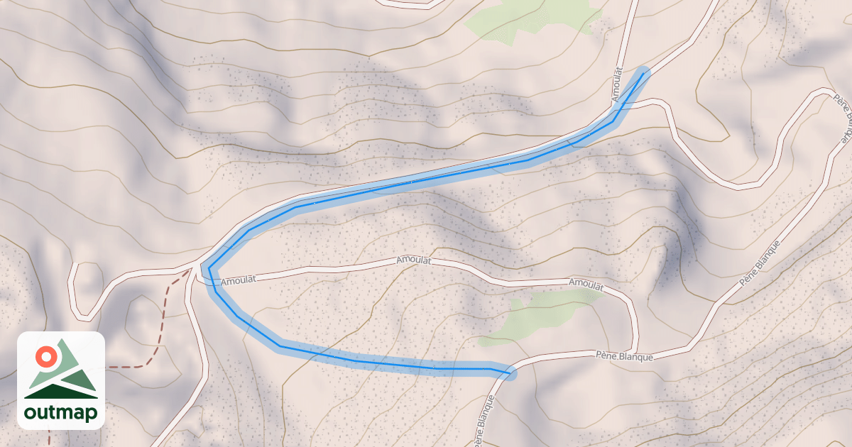 Map of L'Amoulat