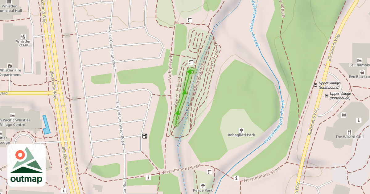 Map of Green Track 4