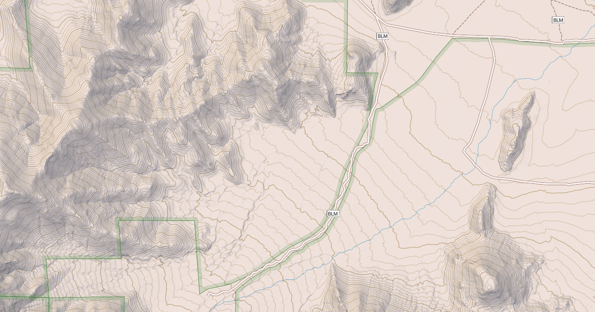 Map preview of BLM National GTLF Public Motorized Roads c9f98f13-718d-4af9-93ce-949070955b63